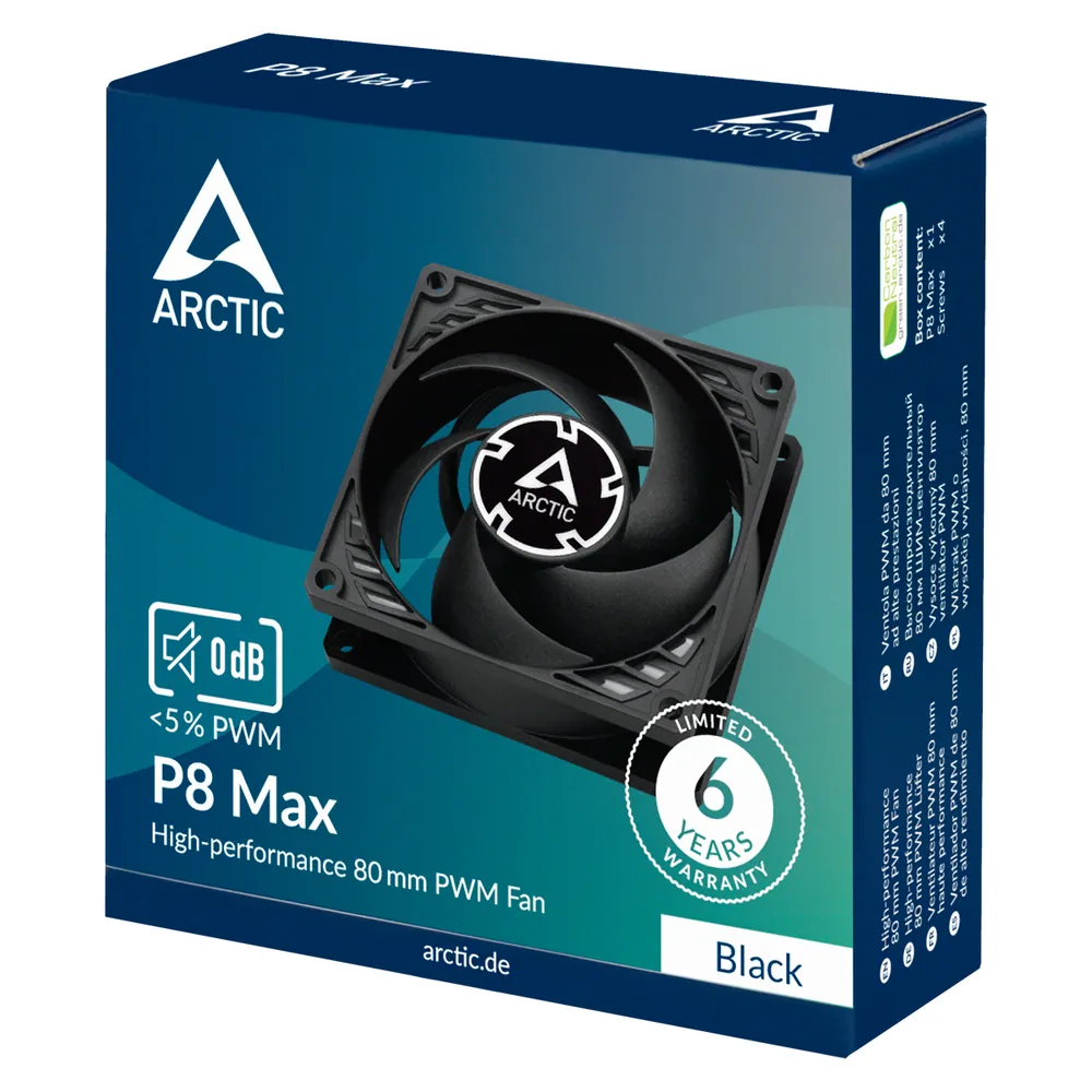 Arctic P8 MAX (Black) – 6. kép
