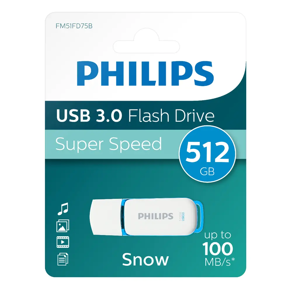 USB Flash Ram 512GB Philips Snow USB 3.0 – 3. kép