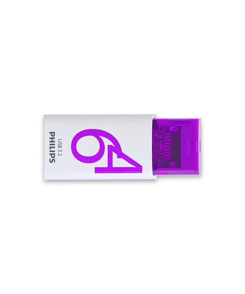 USB Flash Ram 64GB Philips Magic Purple USB-C 3.2 Gen1