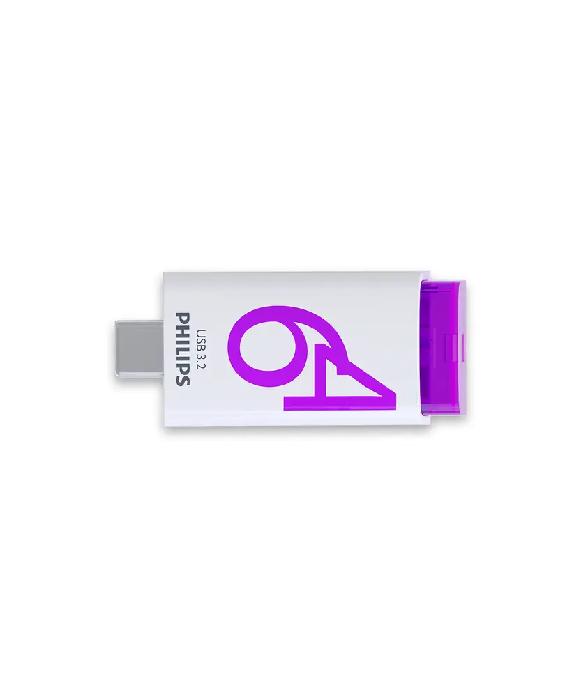 USB Flash Ram 64GB Philips Magic Purple USB-C 3.2 Gen1 – 2. kép