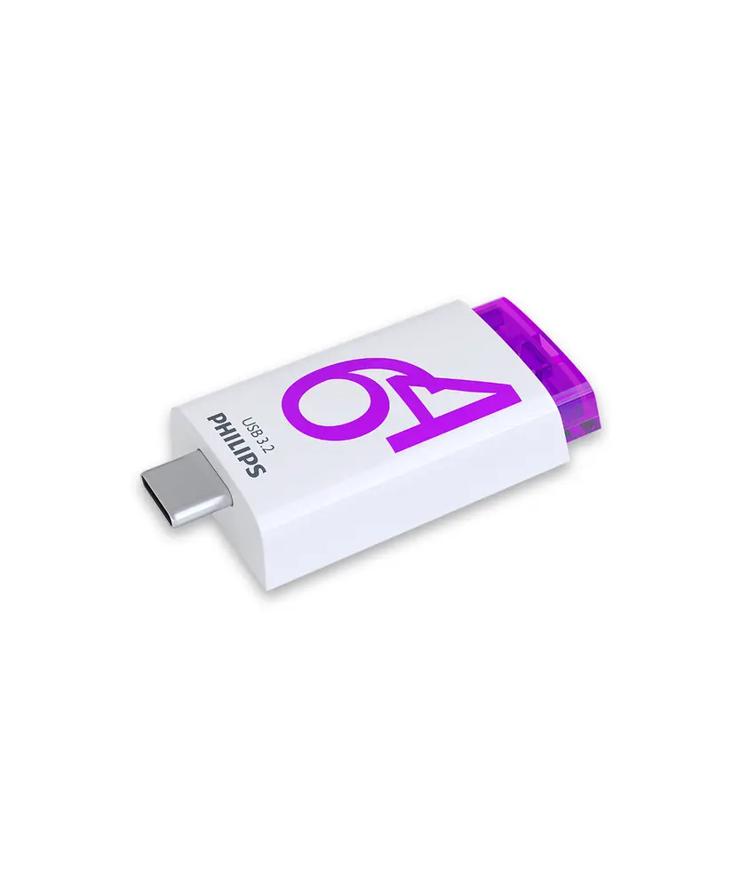 USB Flash Ram 64GB Philips Magic Purple USB-C 3.2 Gen1 – 4. kép