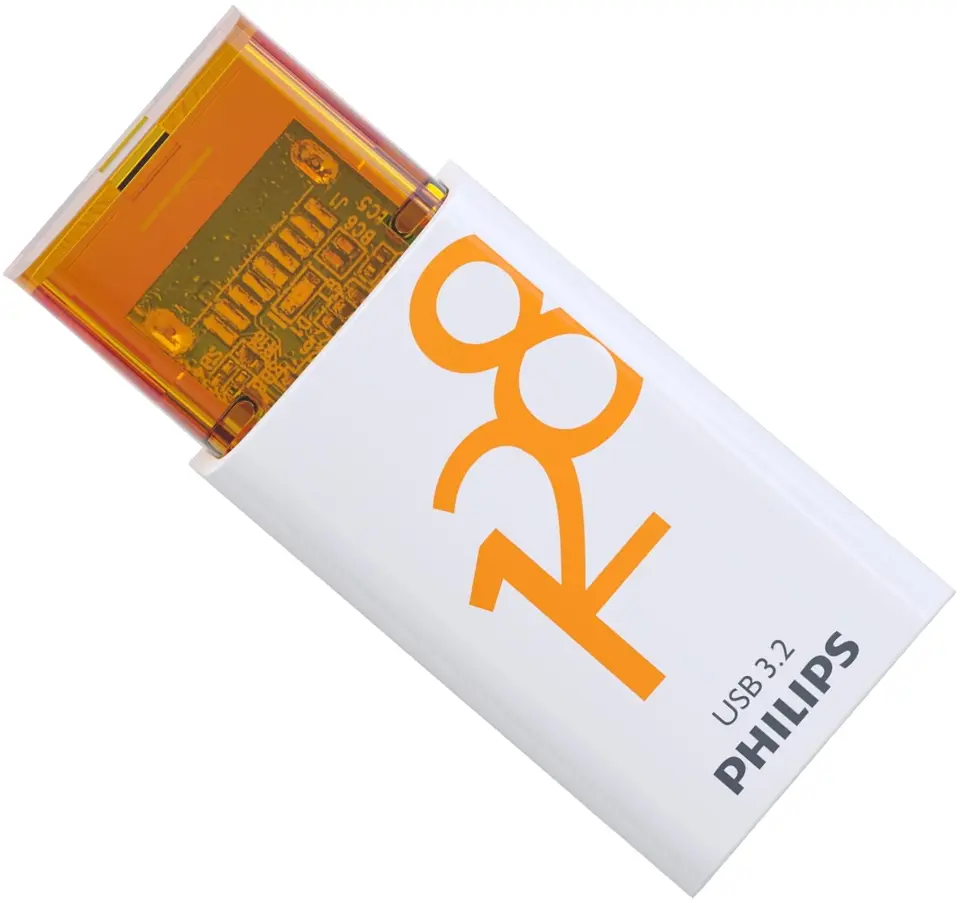 USB Flash Ram 128GB Philips Sunrise Orange USB-C 3.2 Gen1