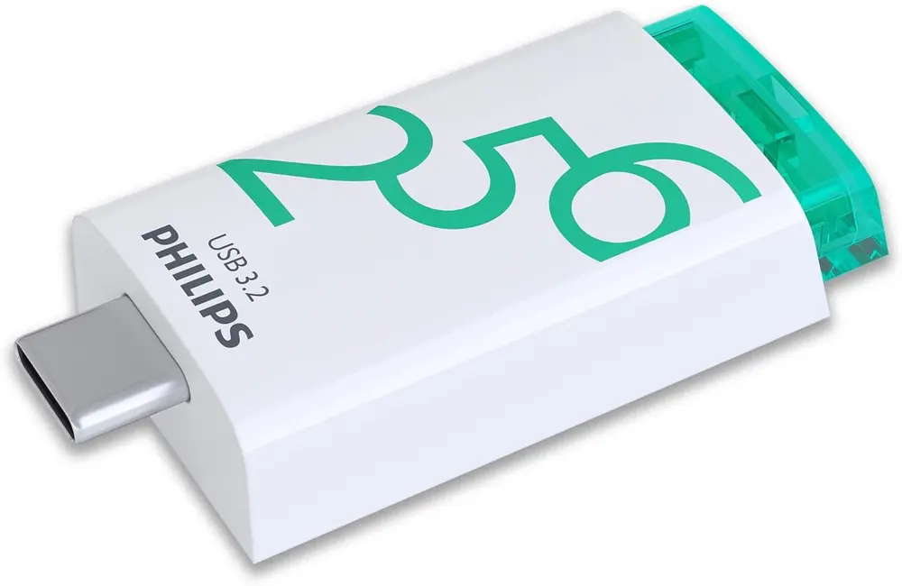 USB Flash Ram 256GB Philips Spring Green USB-C 3.2 Gen1