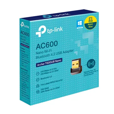 TP-Link Archer T600UB Nano AC600 Nano Wi-Fi Bluetooth USB Adapter – 2. kép