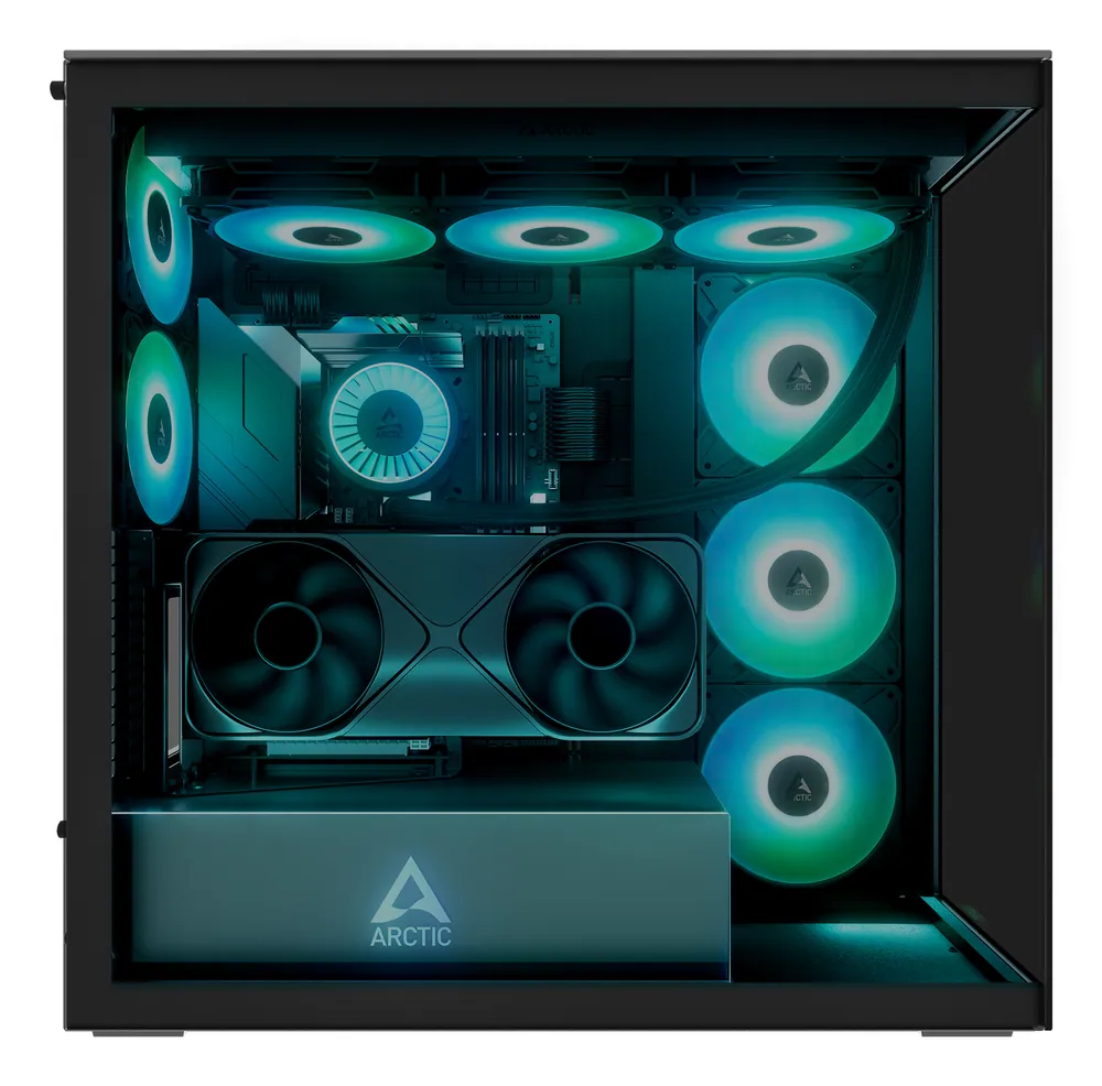 Arctic Xtender VG Tempered Glass Black – 7. kép