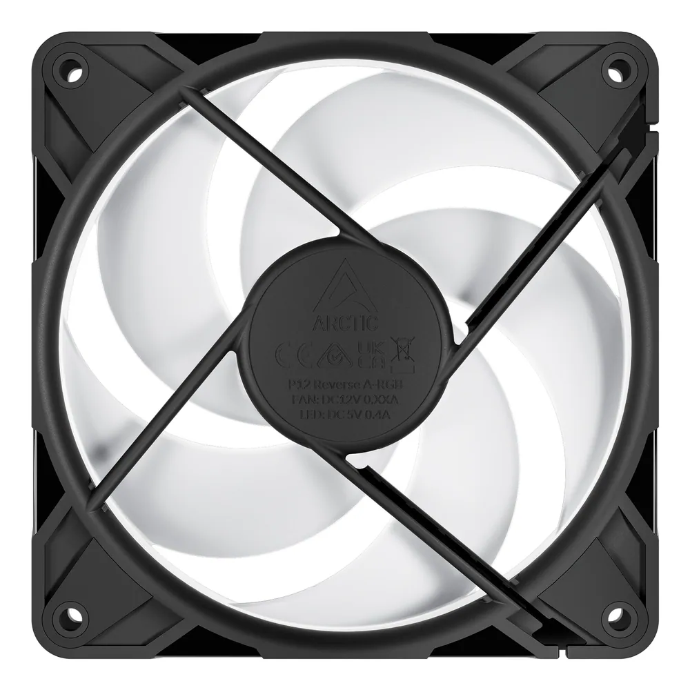 Arctic P12 Pro Reverse A-RGB Black – 6. kép