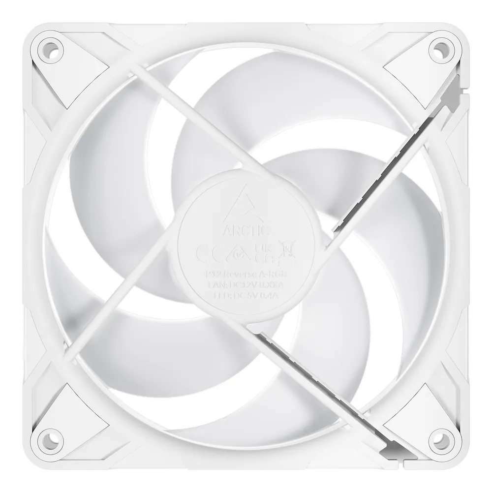 Arctic P12 Pro Reverse A-RGB White – 5. kép