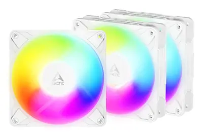 Arctic P12 Pro Reverse A-RGB White (3 pack)