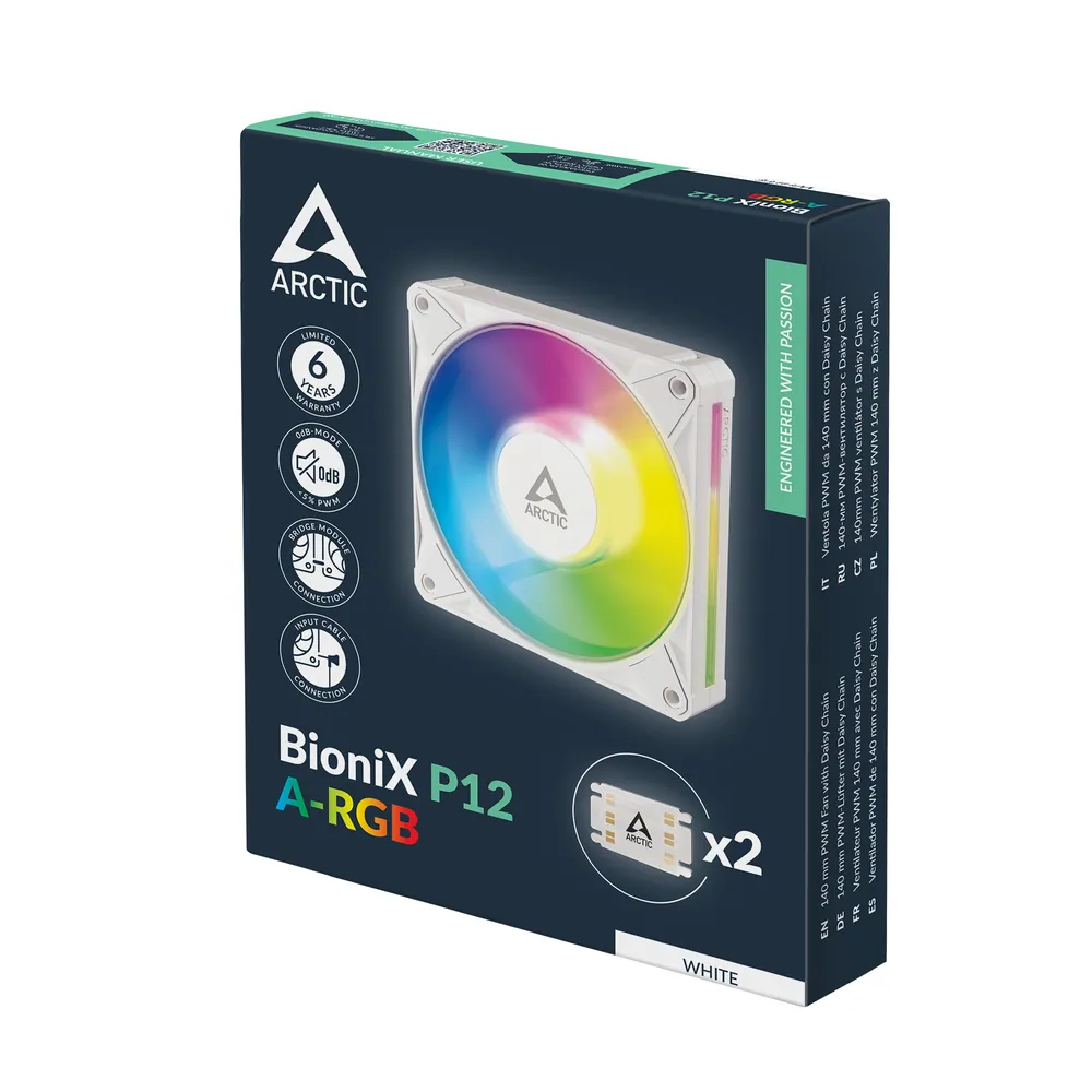 Arctic BioniX P14 A-RGB White – 8. kép