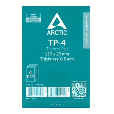 Arctic TP-4 120x20x0,5mm Hővezető lap (4lap/csomag) – 2. kép