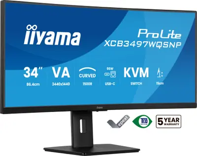 iiyama 34" ProLite XCB3497WQSNP-B1 LED Curved