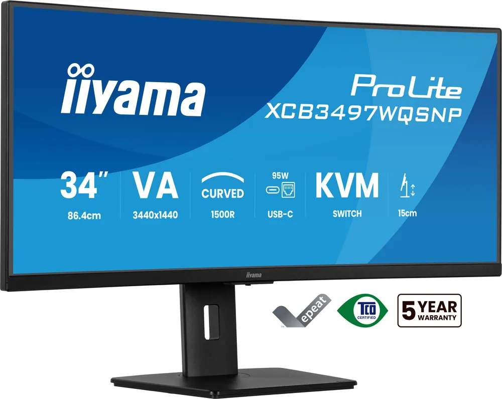 iiyama 34" ProLite XCB3497WQSNP-B1 LED Curved