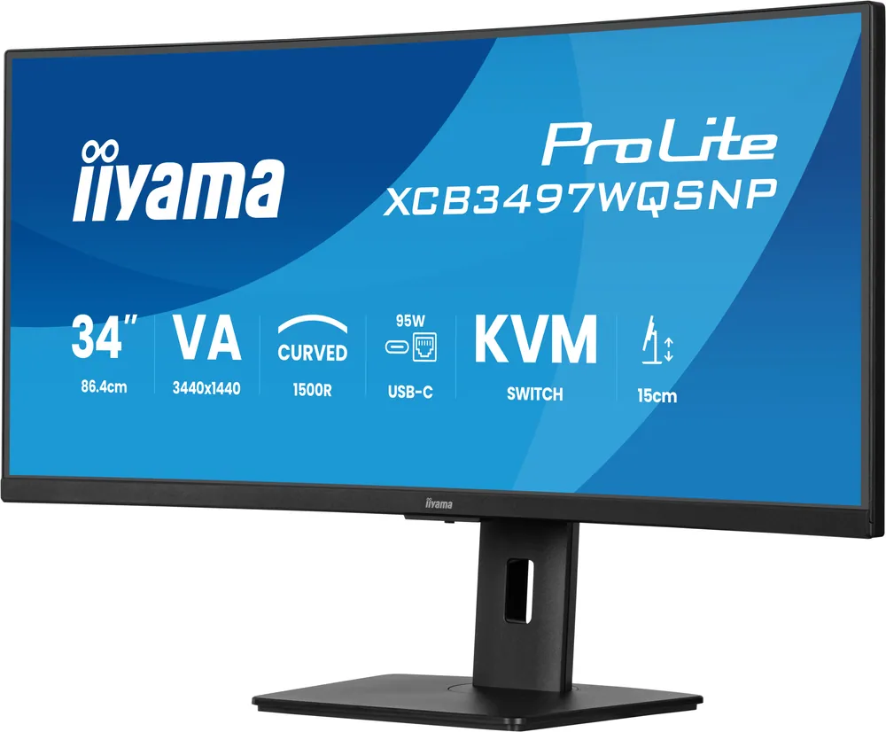 iiyama 34" ProLite XCB3497WQSNP-B1 LED Curved – 5. kép