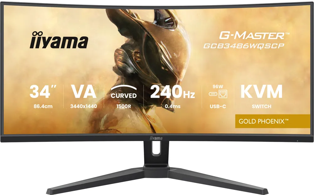 iiyama 34" G-Master GCB3486WQSCP-B1 LED Curved – 2. kép