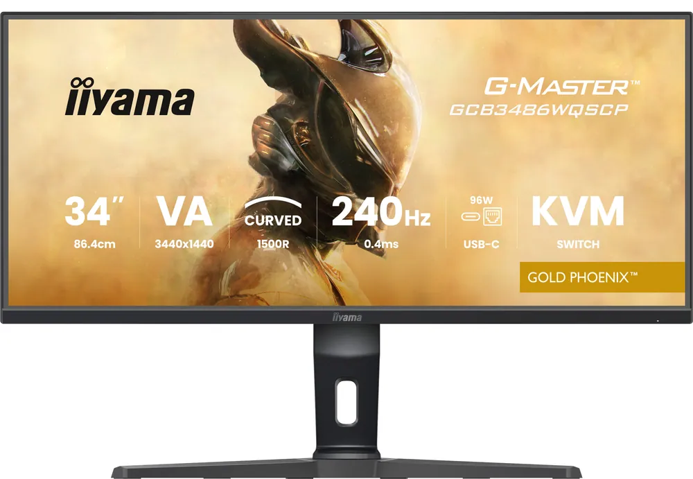 iiyama 34" G-Master GCB3486WQSCP-B1 LED Curved – 3. kép