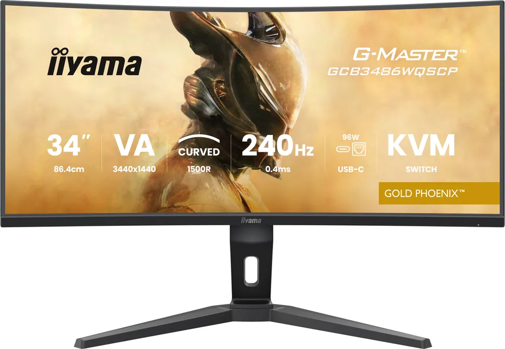 iiyama 34" G-Master GCB3486WQSCP-B1 LED Curved – 4. kép
