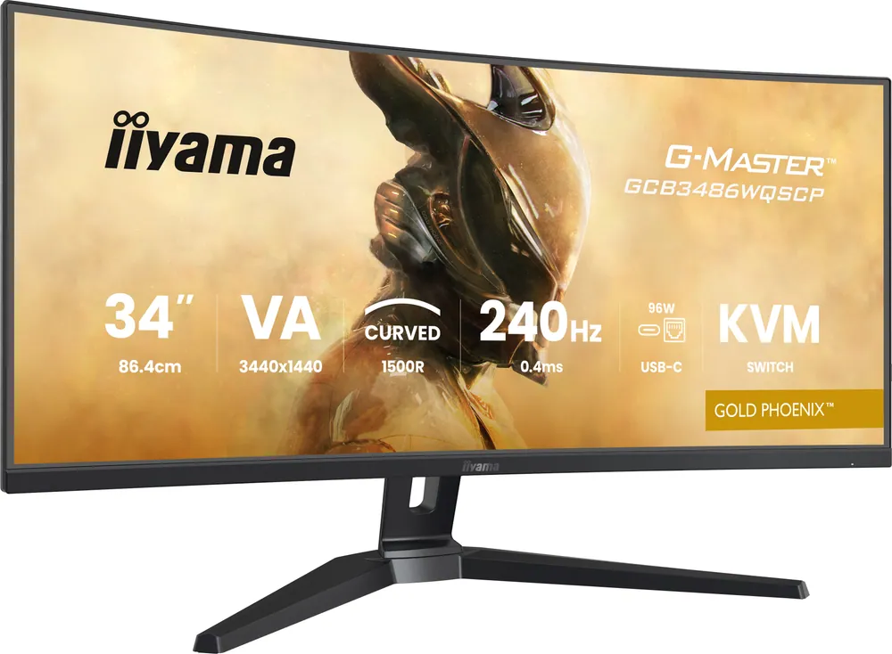 iiyama 34" G-Master GCB3486WQSCP-B1 LED Curved – 6. kép