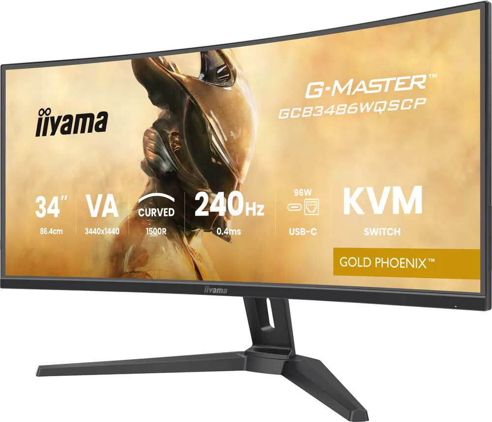 iiyama 34" G-Master GCB3486WQSCP-B1 LED Curved – 8. kép