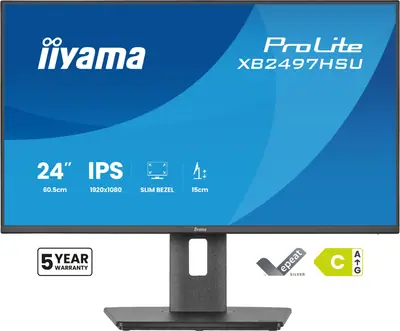 iiyama 23,8" ProLite XB2497HSU-B1 IPS LED – 2. kép