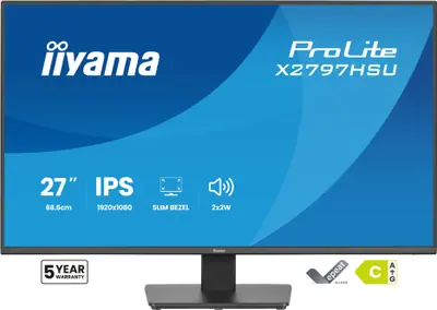 iiyama 27" ProLite X2797HSU-B1 IPS LED – 2. kép