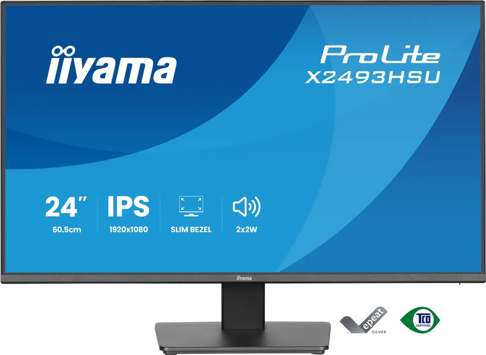 iiyama 23,8" ProLite X2493HSU-B1 IPS LED – 2. kép