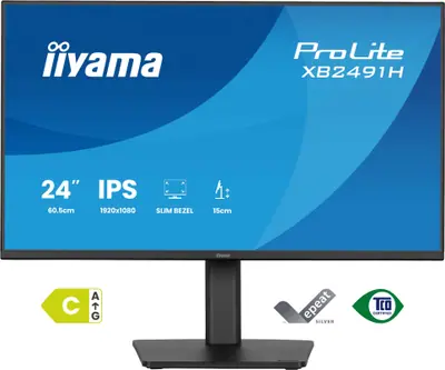 iiyama 23,8" ProLite XB2491H-B1 IPS LED – 2. kép