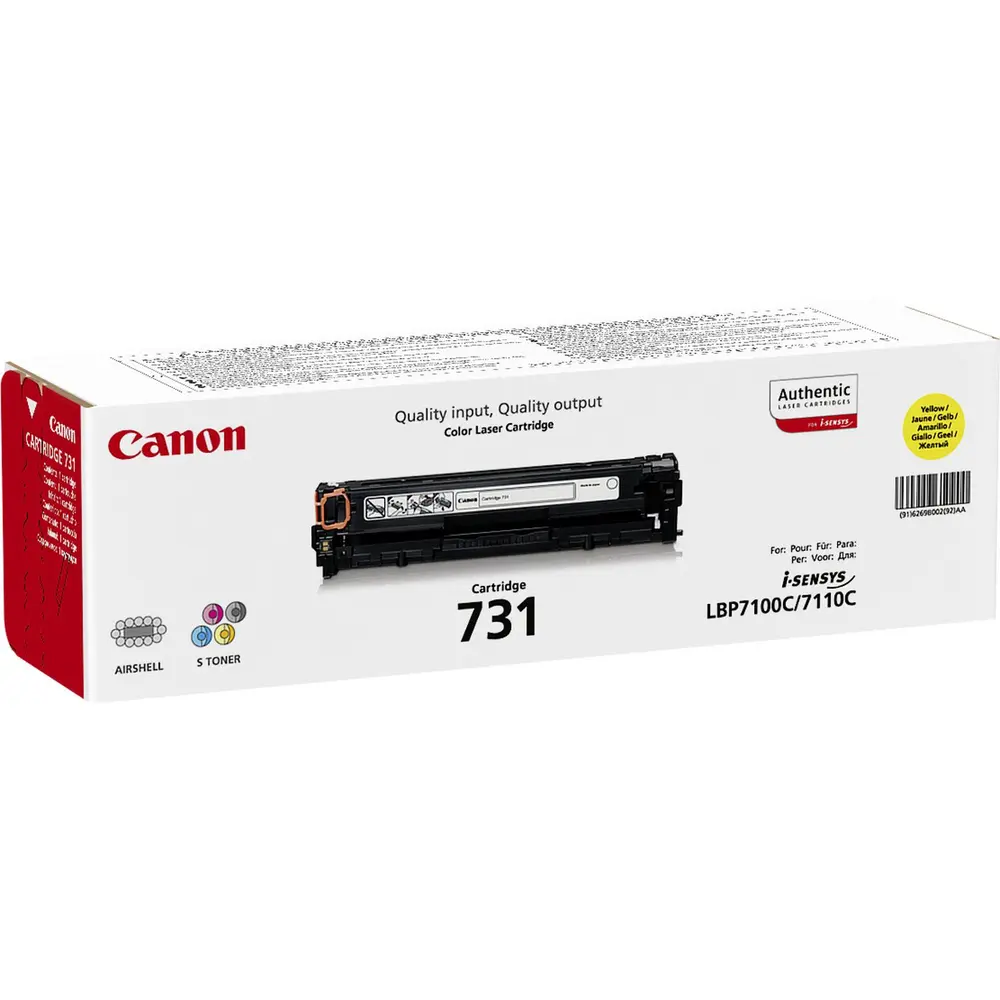Canon CRG 731 Yellow toner – 2. kép