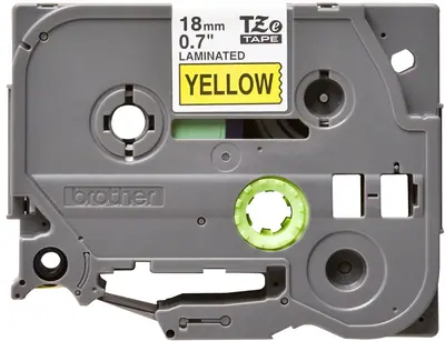 Brother TZE-641 laminált P-touch szalag (18mm) Black on Yellow - 8m – 2. kép