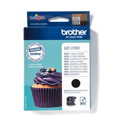 Brother LC-123BK Black tintapatron
