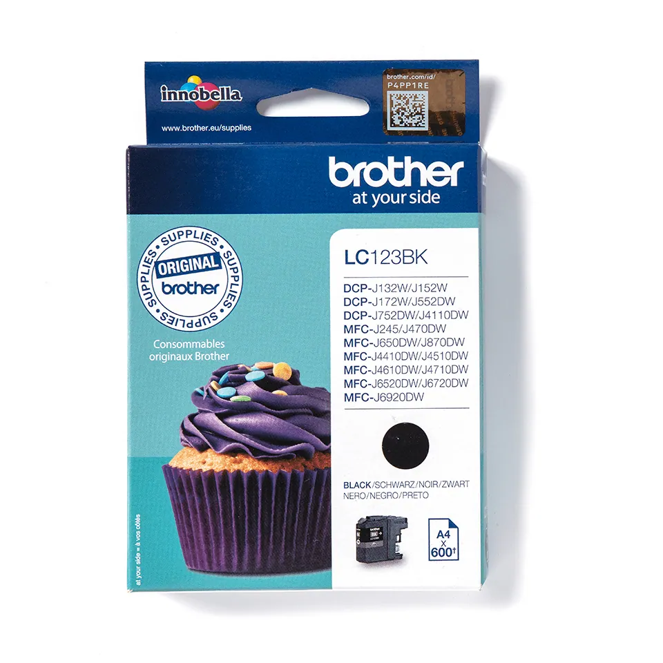 Brother LC-123BK Black tintapatron