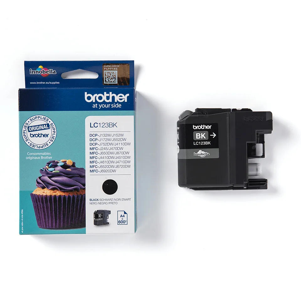 Brother LC-123BK Black tintapatron – 2. kép