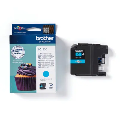 Brother LC-123C Cyan tintapatron – 2. kép