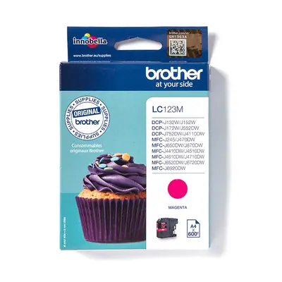 Brother LC-123M Magenta tintapatron