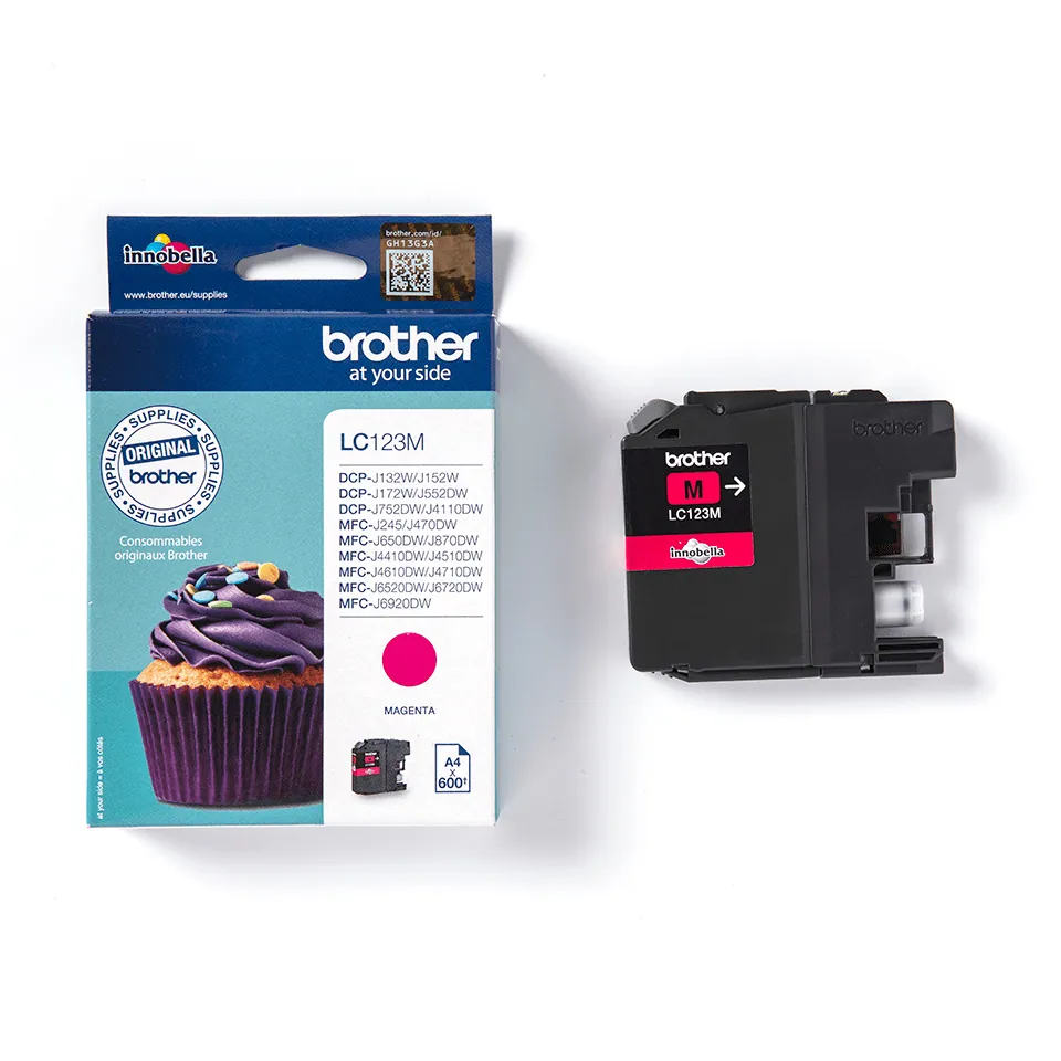 Brother LC-123M Magenta tintapatron – 4. kép