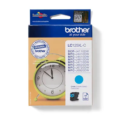 Brother LC-125XLC Cyan tintapatron