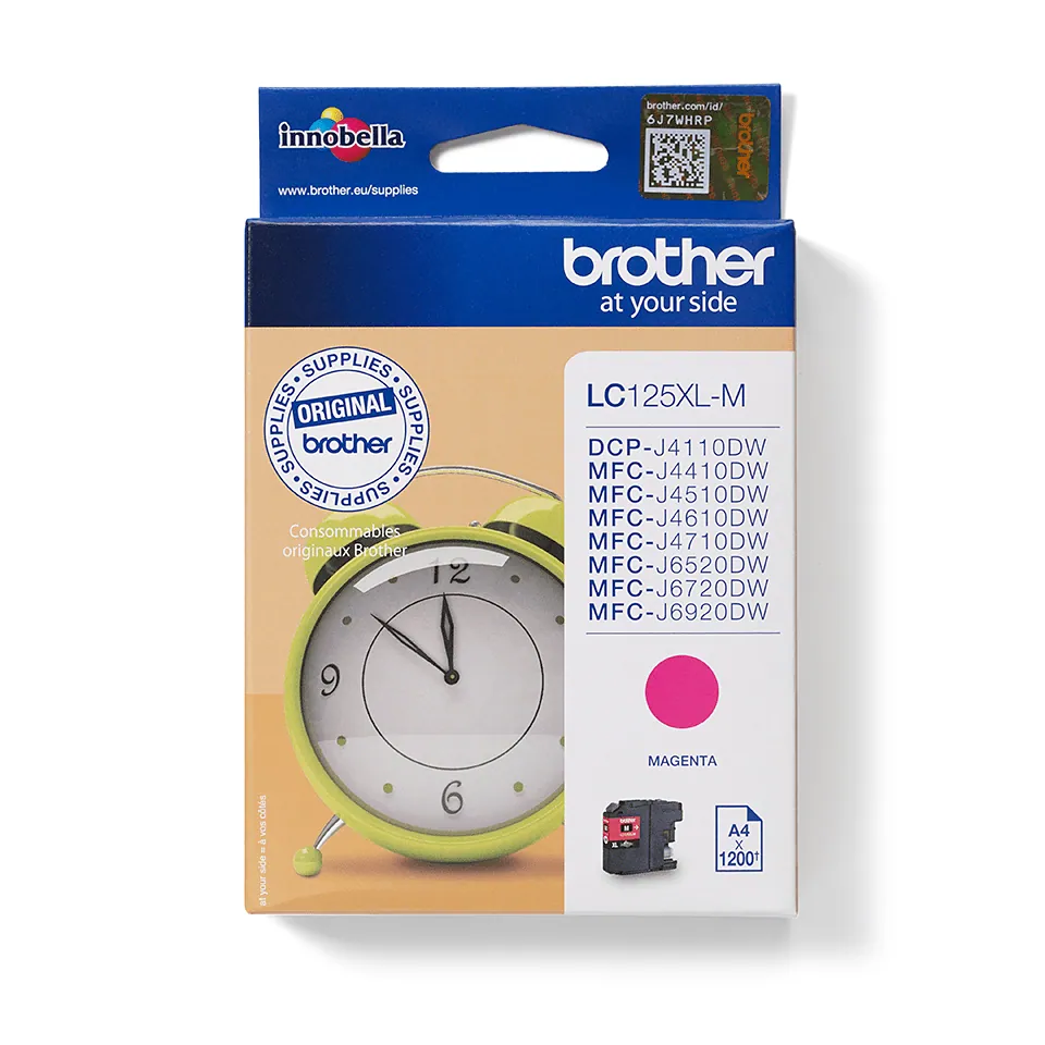 Brother LC-125XLM Magenta tintapatron