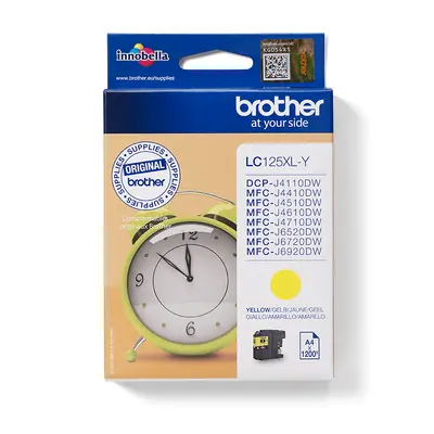 Brother LC-125XLY Yellow tintapatron