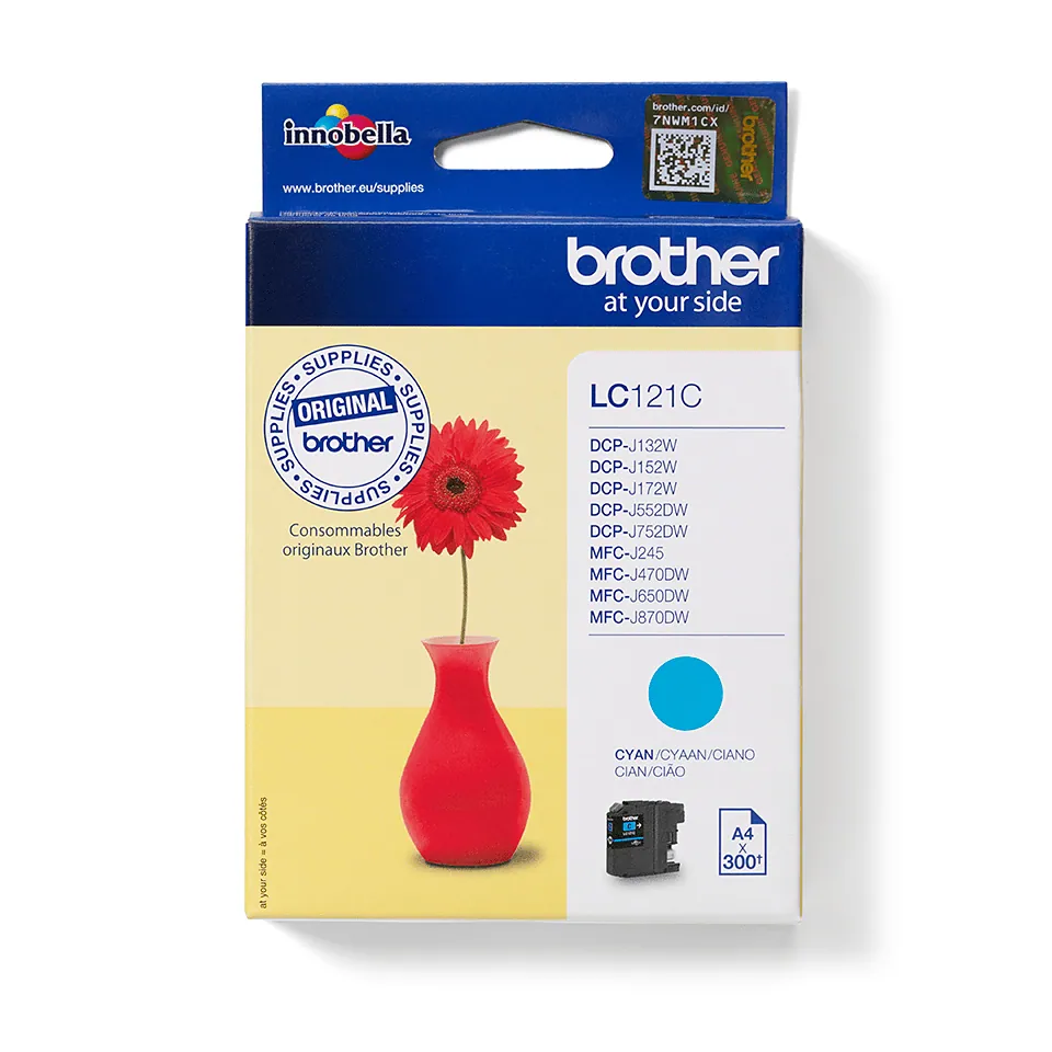 Brother LC-121C Cyan tintapatron
