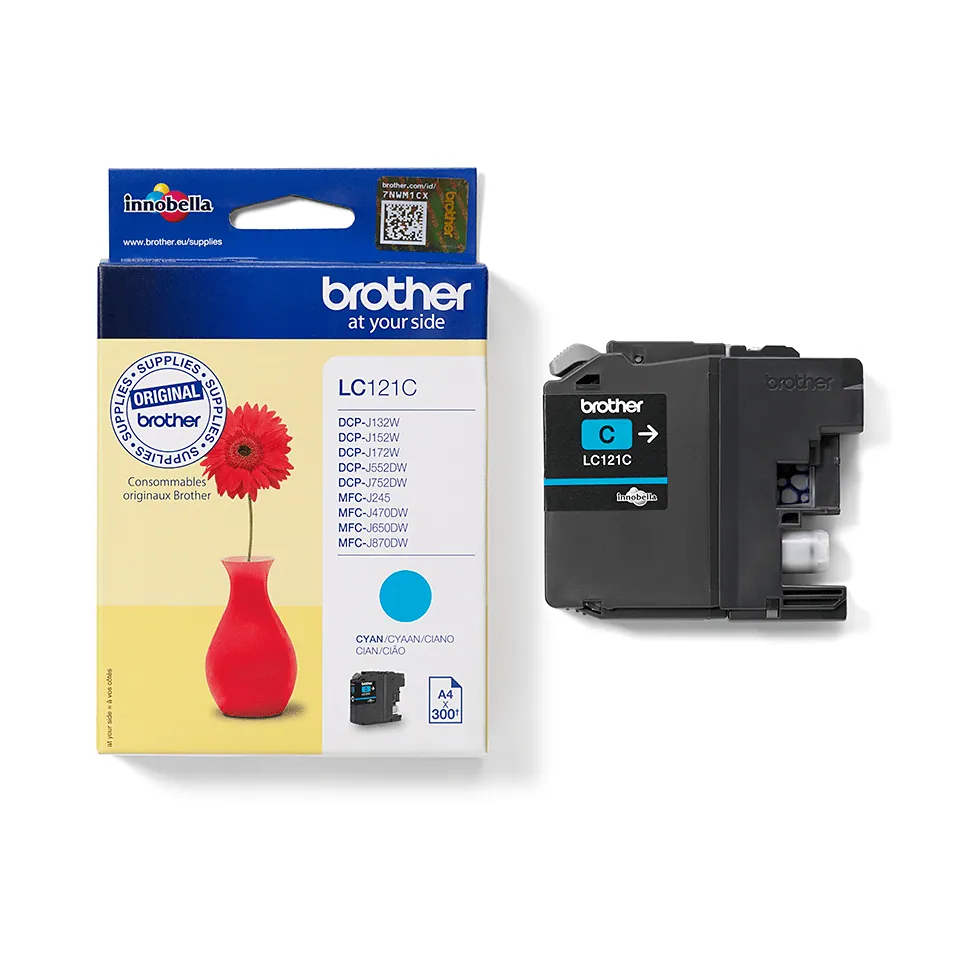 Brother LC-121C Cyan tintapatron – 6. kép