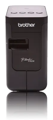 BROTHER Címkenyomtató PT-P750W, asztali, Plug&Play csatlakozás, TZe szalag: 3,5-24mm, WiFi/NFC, 30mm/sec