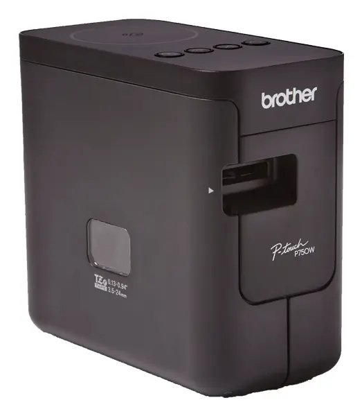 BROTHER Címkenyomtató PT-P750W, asztali, Plug&Play csatlakozás, TZe szalag: 3,5-24mm, WiFi/NFC, 30mm/sec – 5. kép