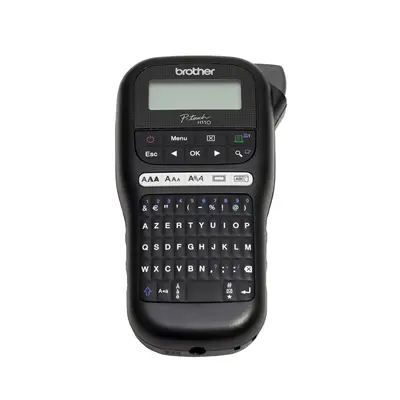 BROTHER Címkenyomtató PT-H110, kézi, PC kiosztású billentyűzet, TZ tapes 3,5-12mm, cserélhető pengével – 2. kép