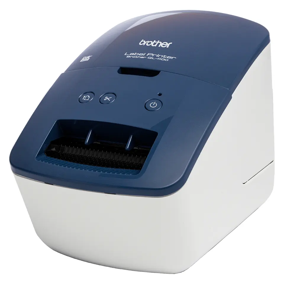 BROTHER Címkenyomtató QL-600, asztali, thermál, 71 mm/mp, USB, 300dpi, DK címke – 8. kép