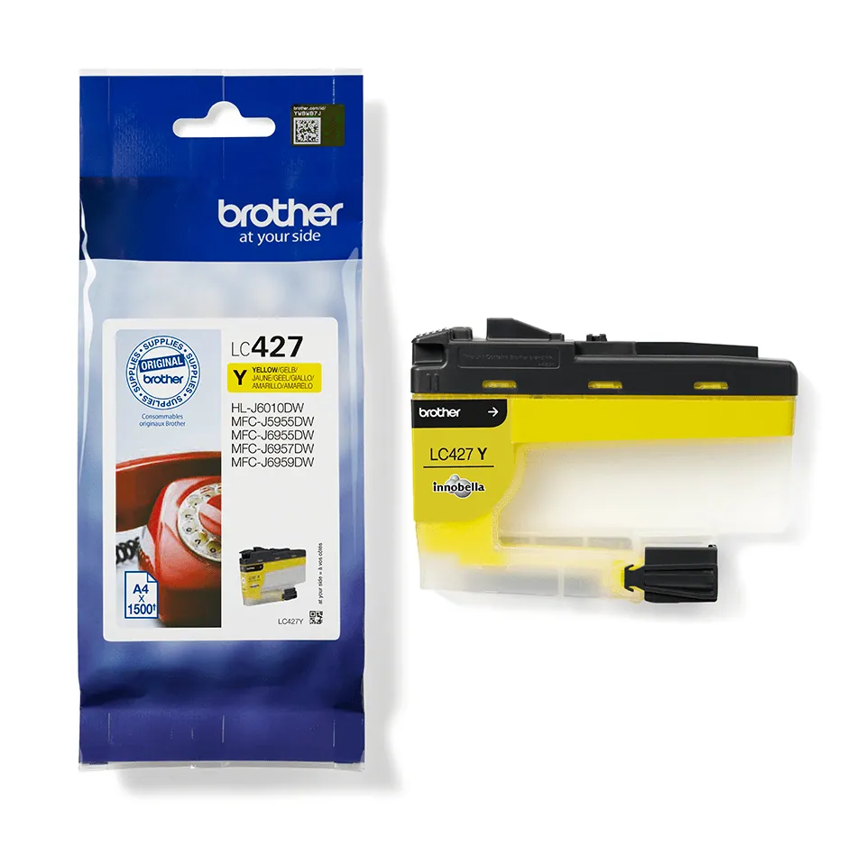 Brother LC427Y Yellow tintapatron – 3. kép