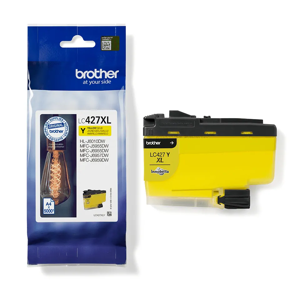 Brother LC427XLY Yellow tintapatron – 4. kép