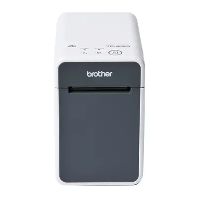 BROTHER címkenyomtató, TD-2020A, DT, 300dpi, max 63mm, 150mm/s, USB/RS232, RD szalag