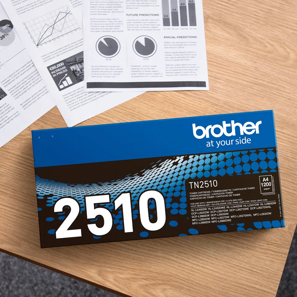 Brother TN-2510 Black toner – 5. kép