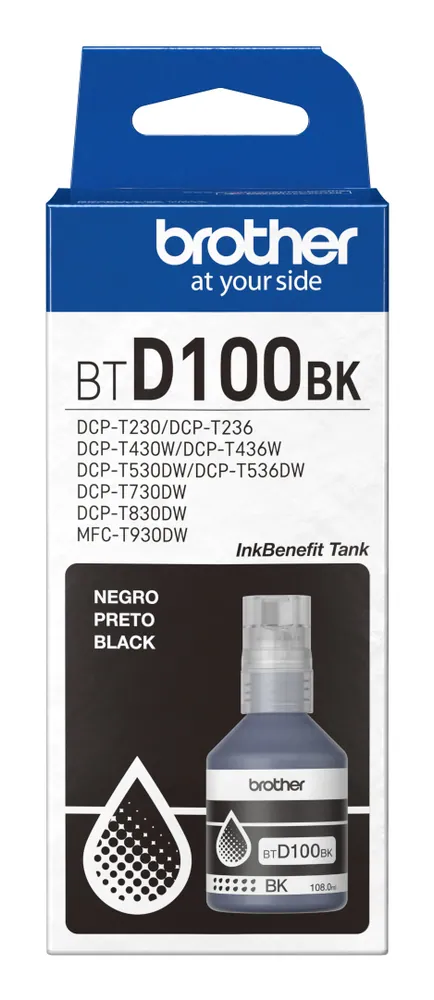Brother BTD100BK Black tintapatron – 2. kép