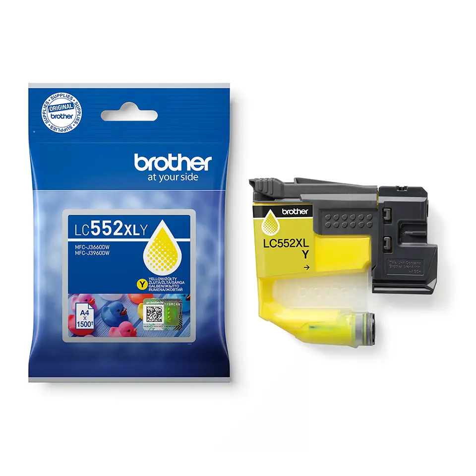 Brother LC552XLY Yellow tintapatron – 3. kép