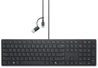 Dell KB525C Keyboard Black HU